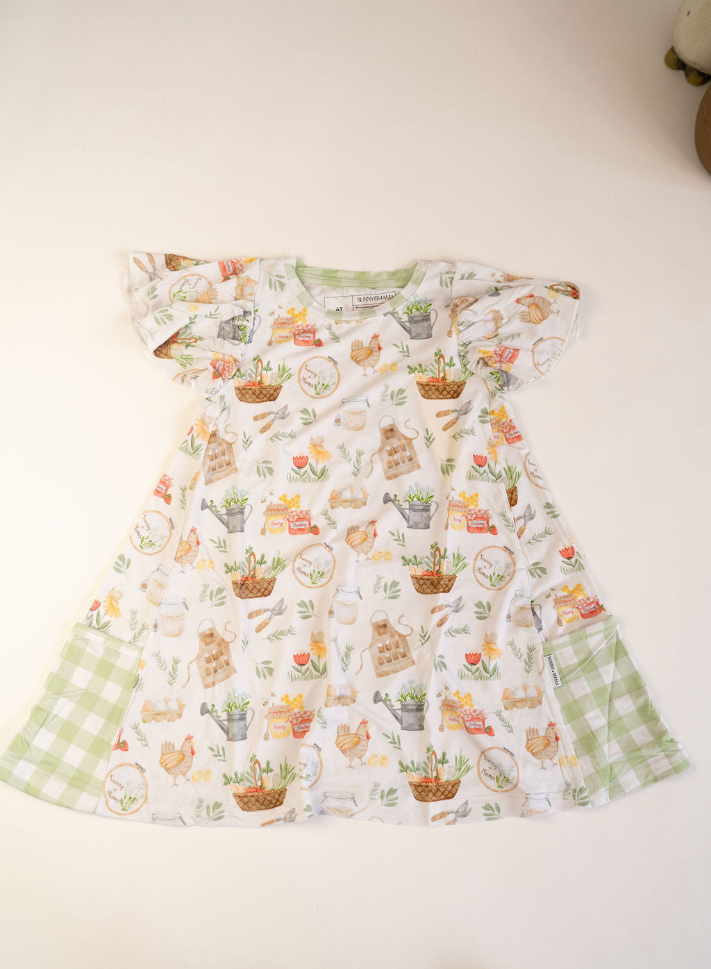 Nora's Homestead Bamboo Slouchy Twirl Dress with Pockets