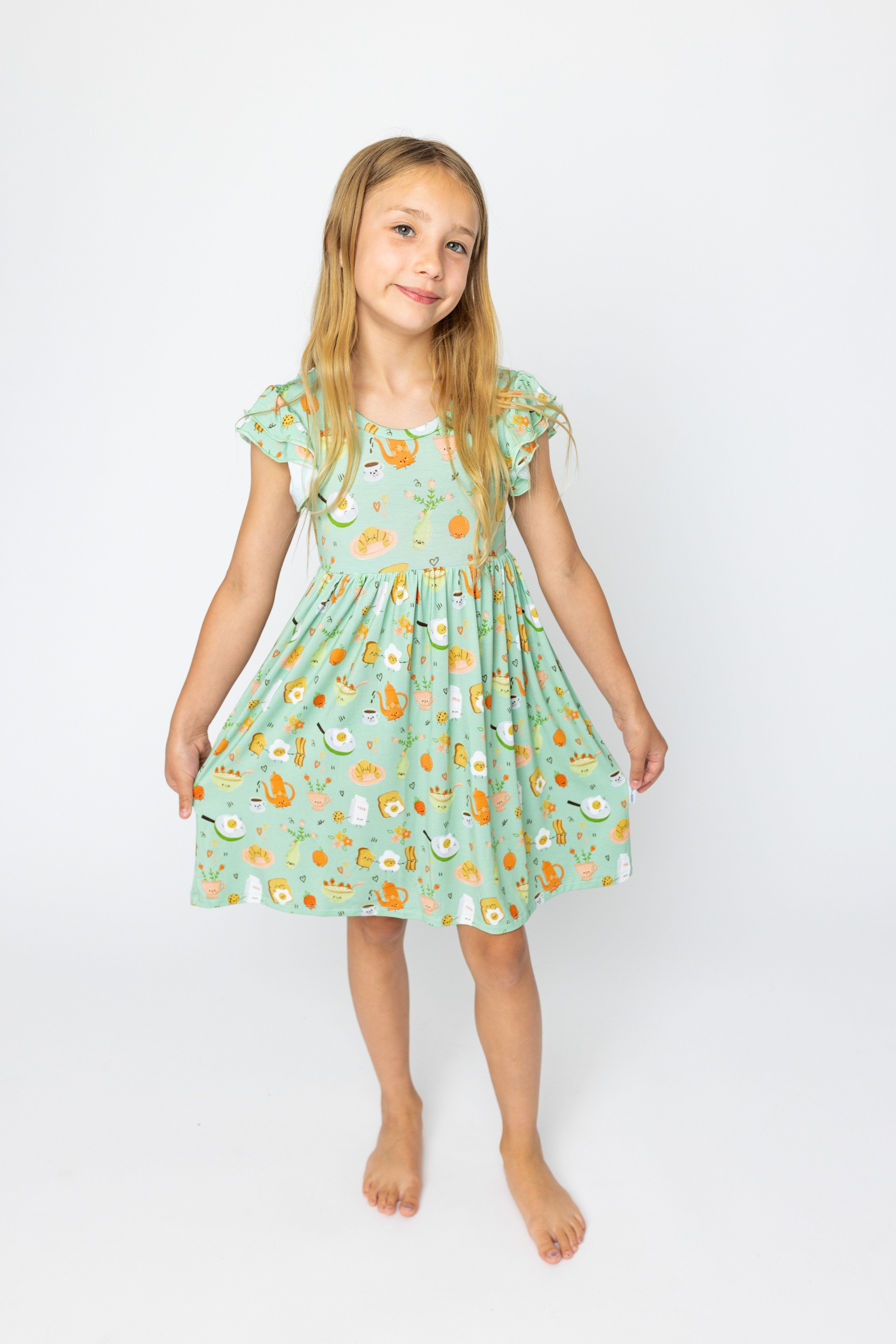 I Love You a Brunch Bamboo Twirl Dress SUNNY + MAMA I Love You a Brunch Bamboo Twirl Dress SUNNY + MAMA