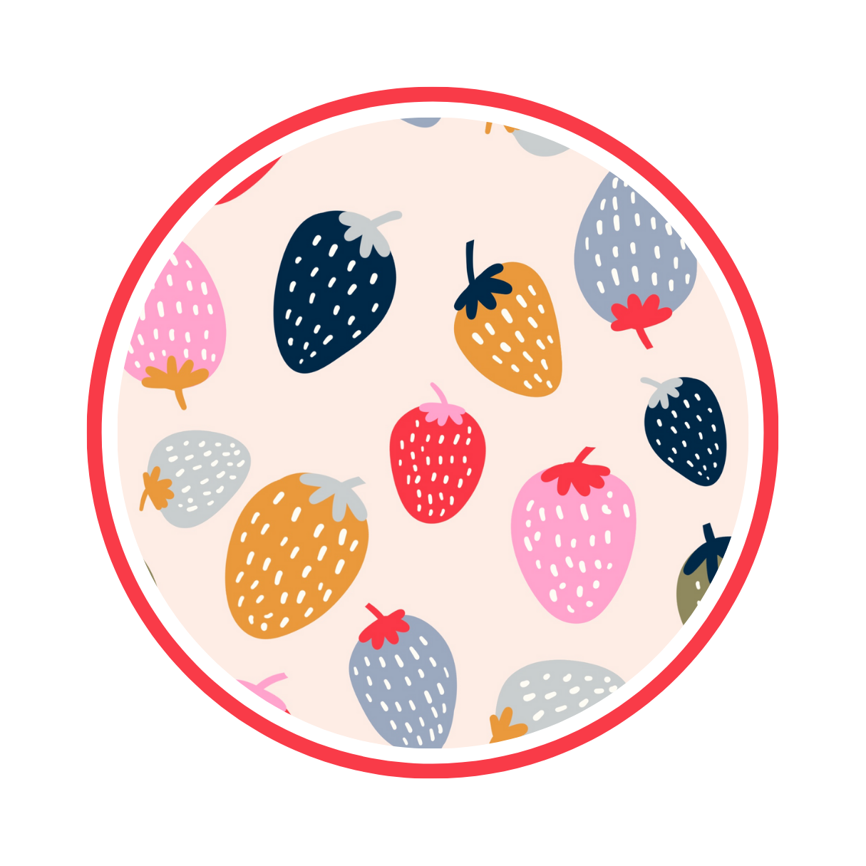 Strawberry Solstice Two-Piece Bamboo Set