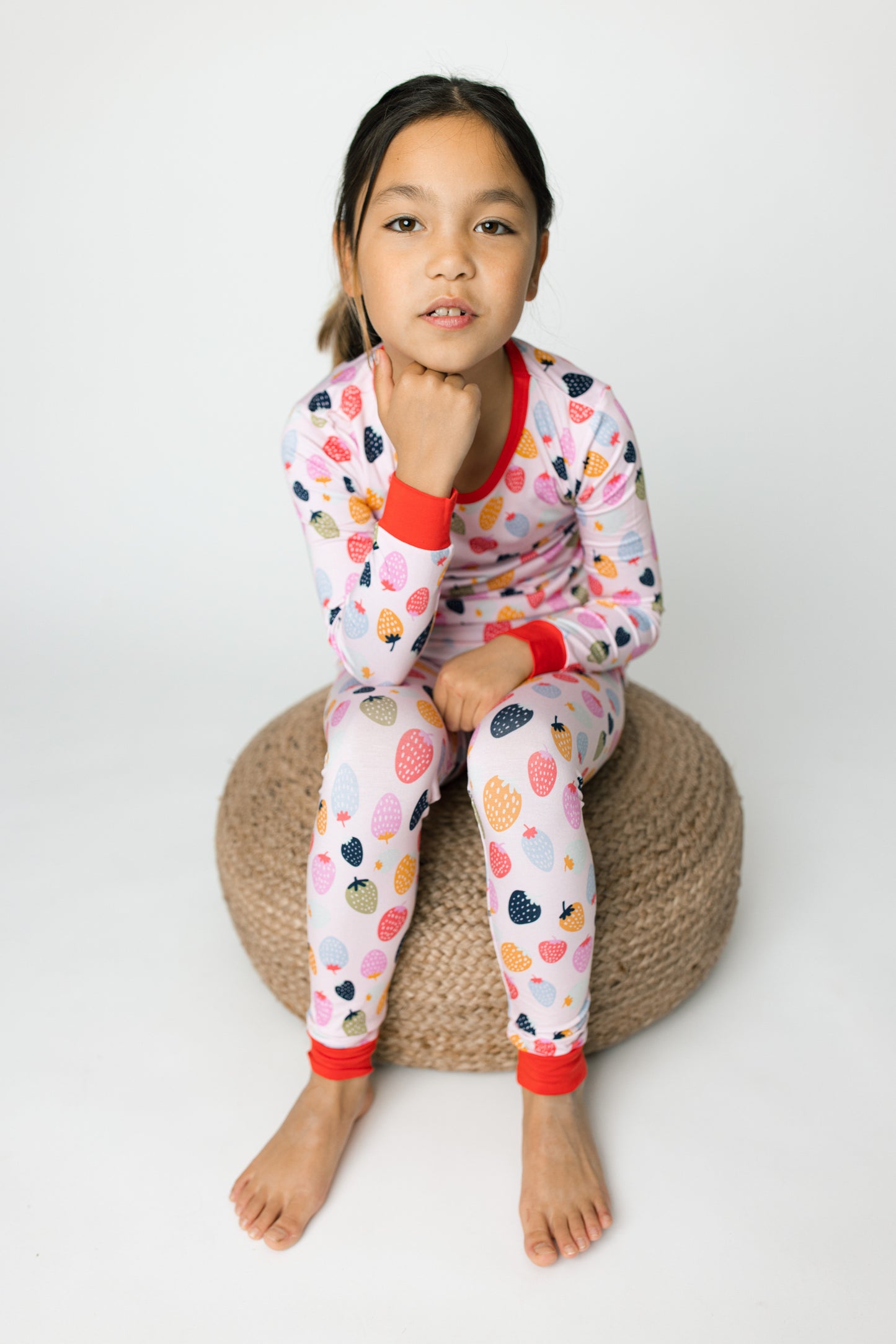 Strawberry Solstice Two-Piece Bamboo Set