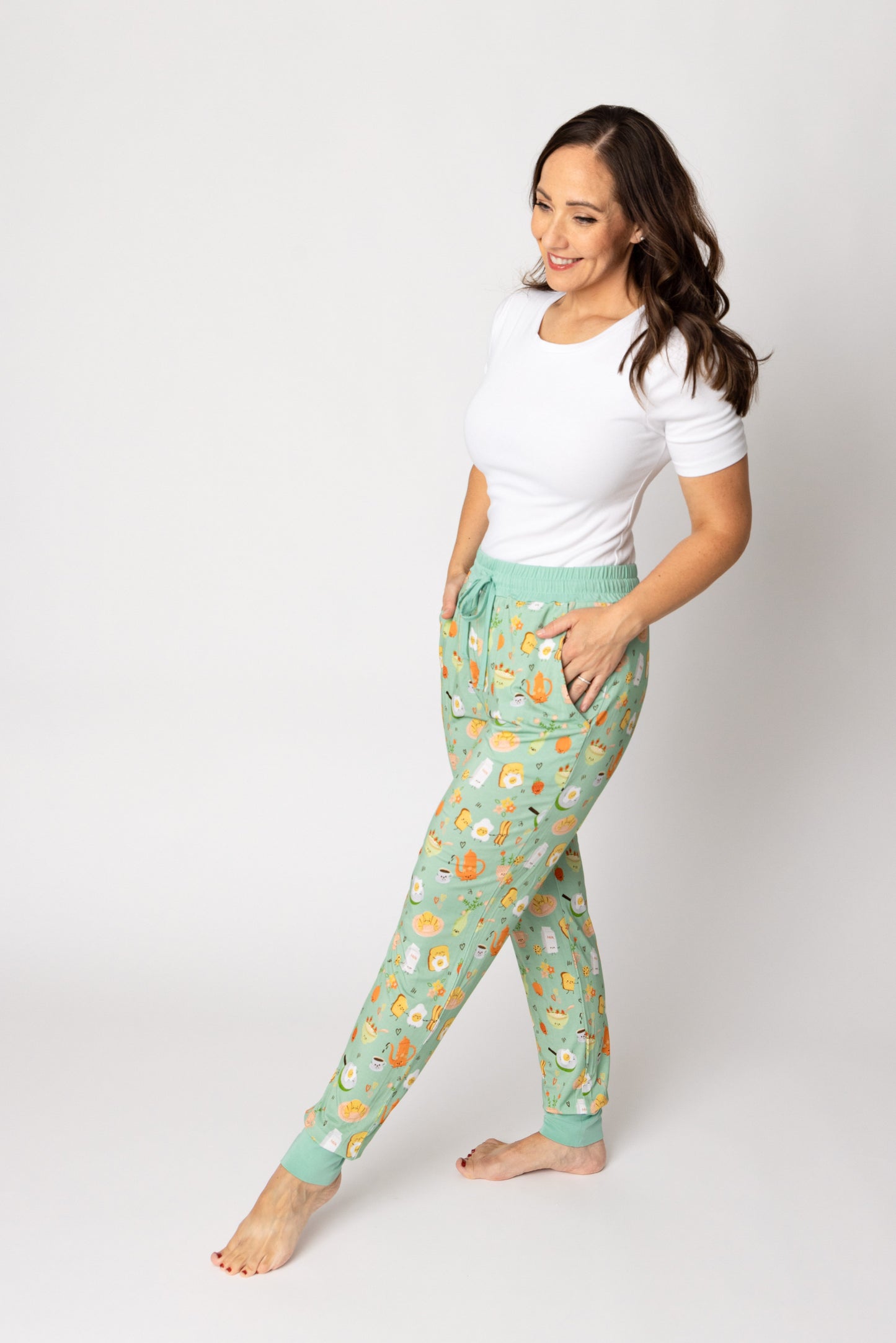 I Love You a Brunch Mom Bamboo Joggers