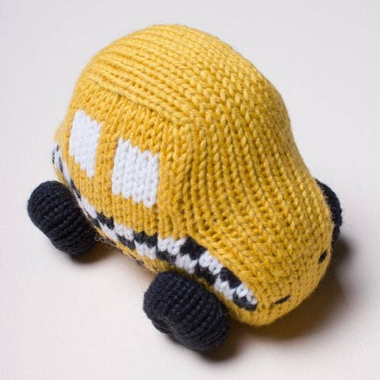 Organic Baby Taxi Rattle Toy (5.0 star rating)