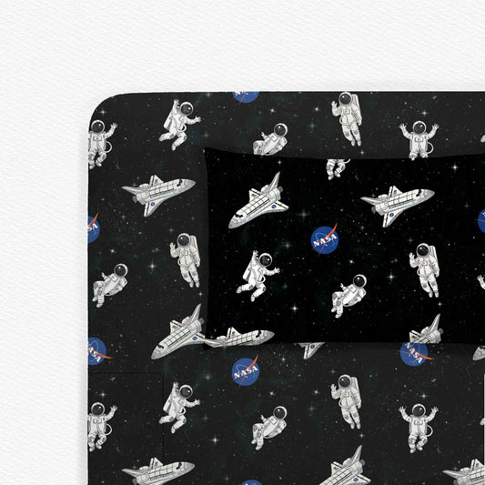 PRE-ORDER: NASA Bamboo Twin Sheet + Pillow Case