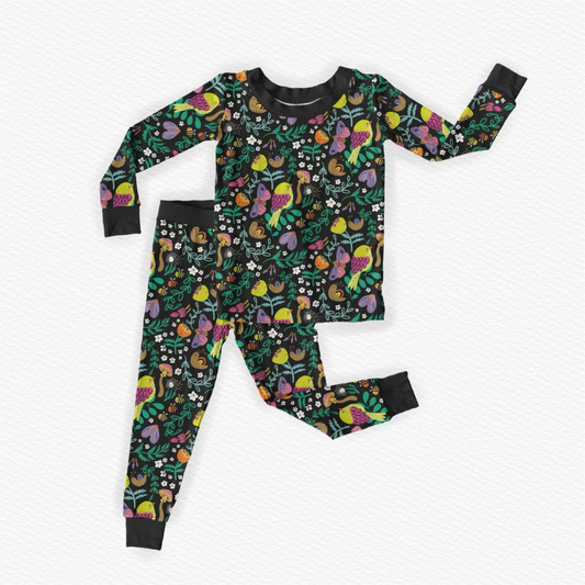 Rylen's Woodland Two-Piece Pajama Set Midnight