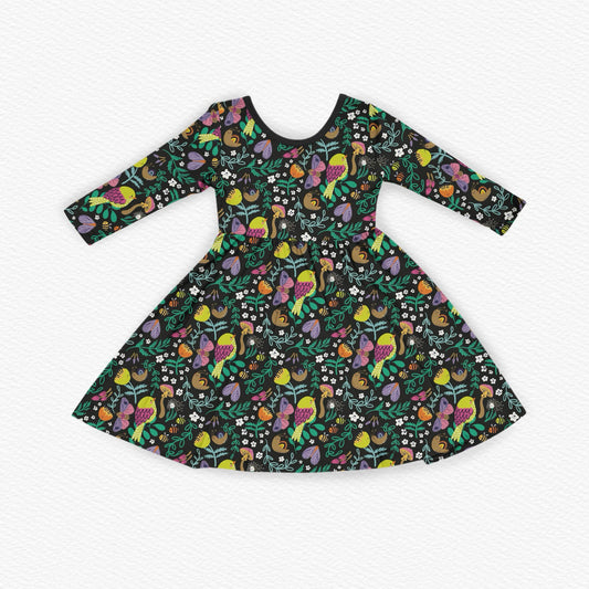 Rylen's Woodland Bambooo Twirl Dress