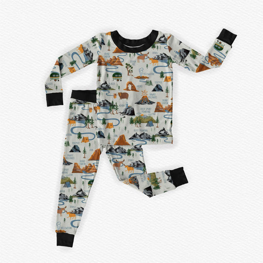 *REP SHOP* National Parks 2 Piece Children's Bamboo Set