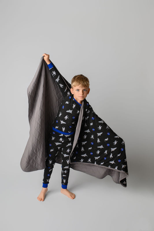 NASA Toddler Quilted Blanket