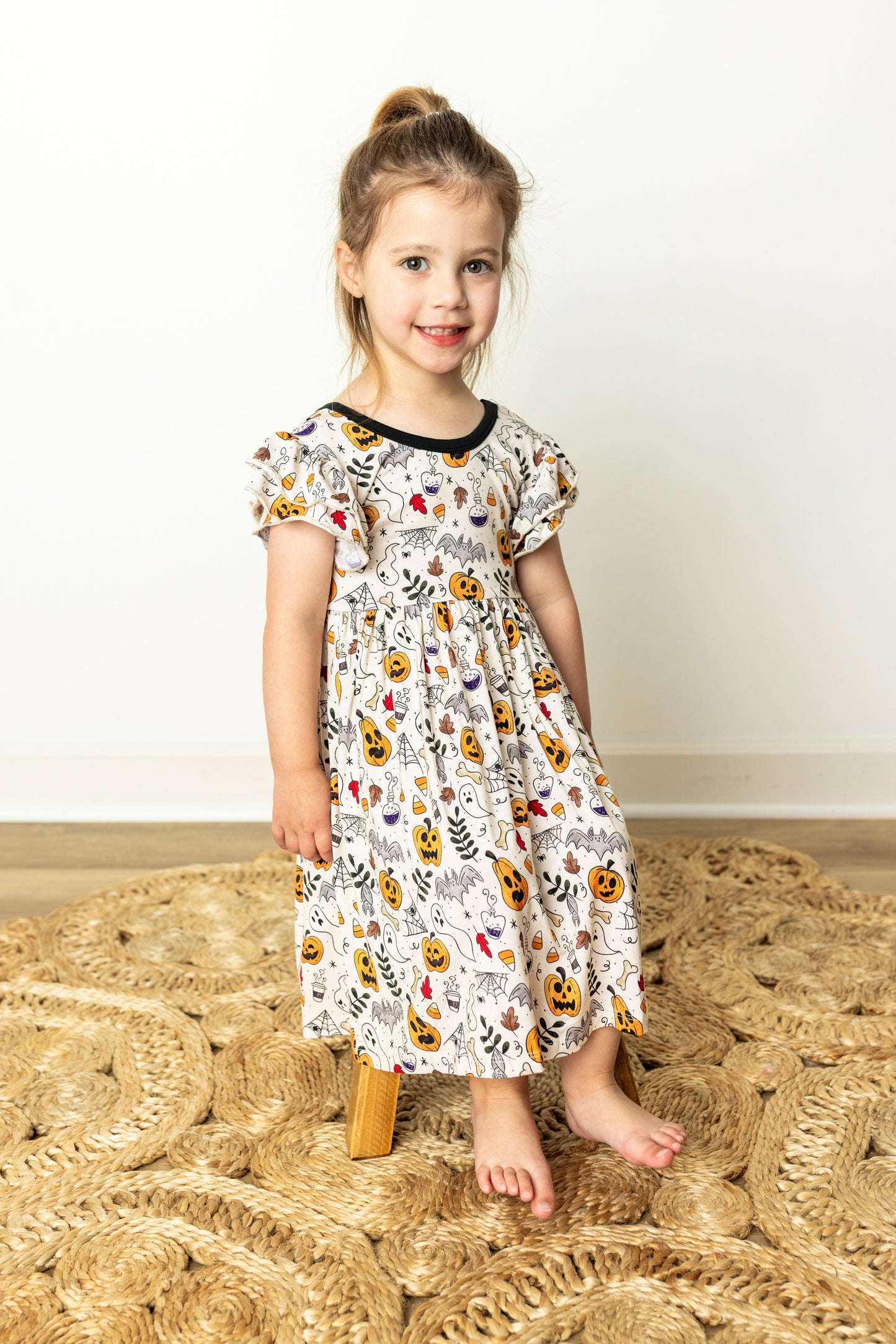 Spooky Snuggles Bamboo Twirl Dress