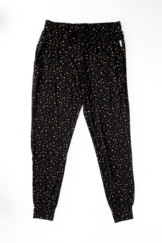 Onyx Sparkle Mom Joggers