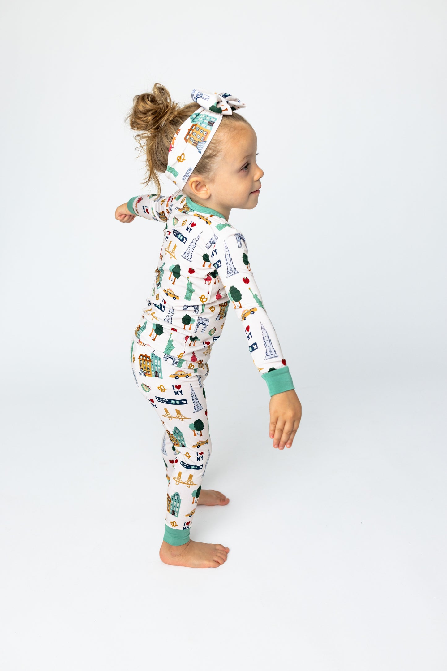 New York City Bamboo Children's Two-Piece Bamboo PJ Set