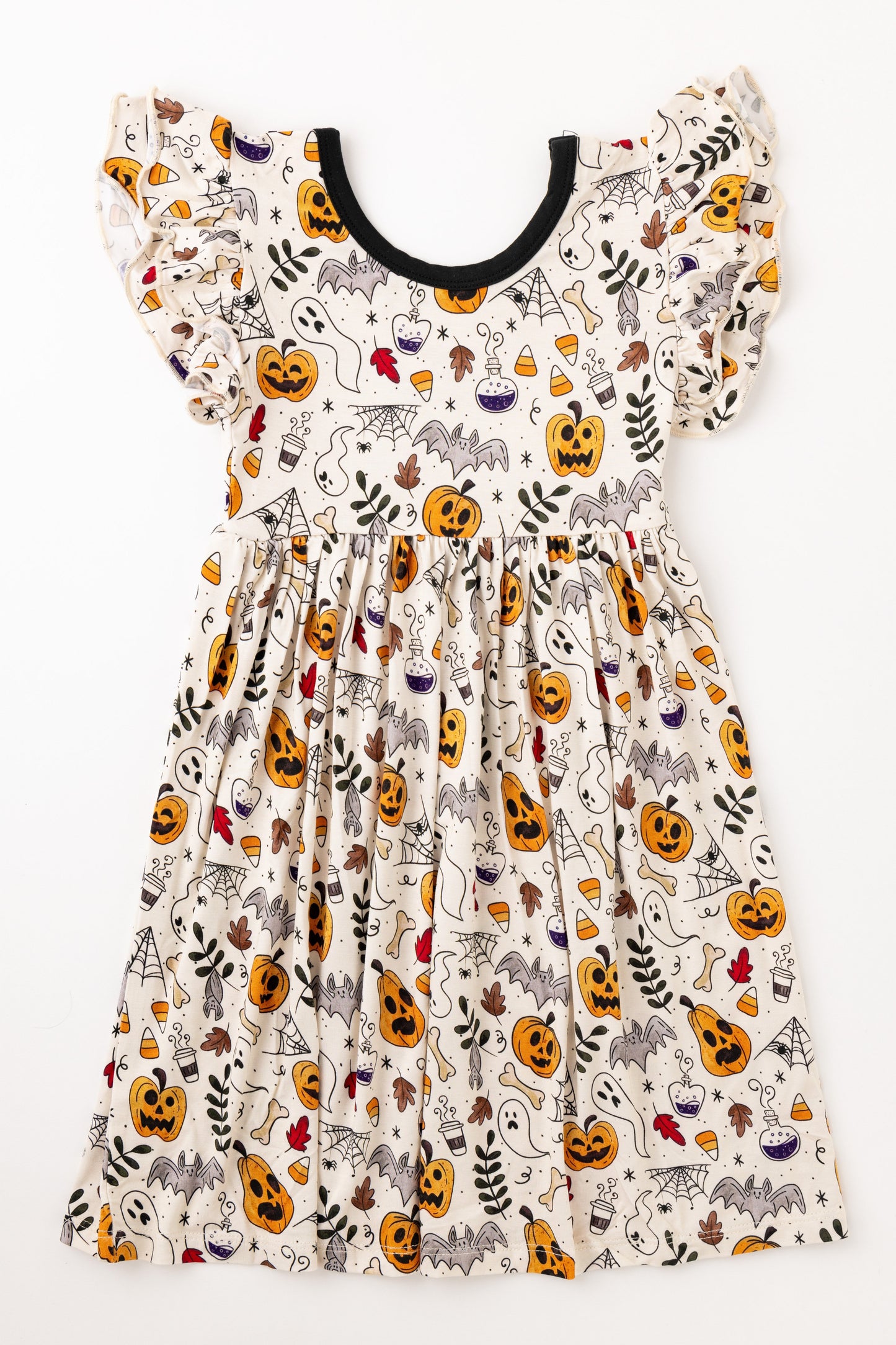 Spooky Snuggles Bamboo Twirl Dress