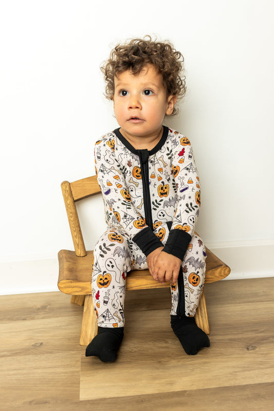 Spooky Snuggles Bamboo Romper