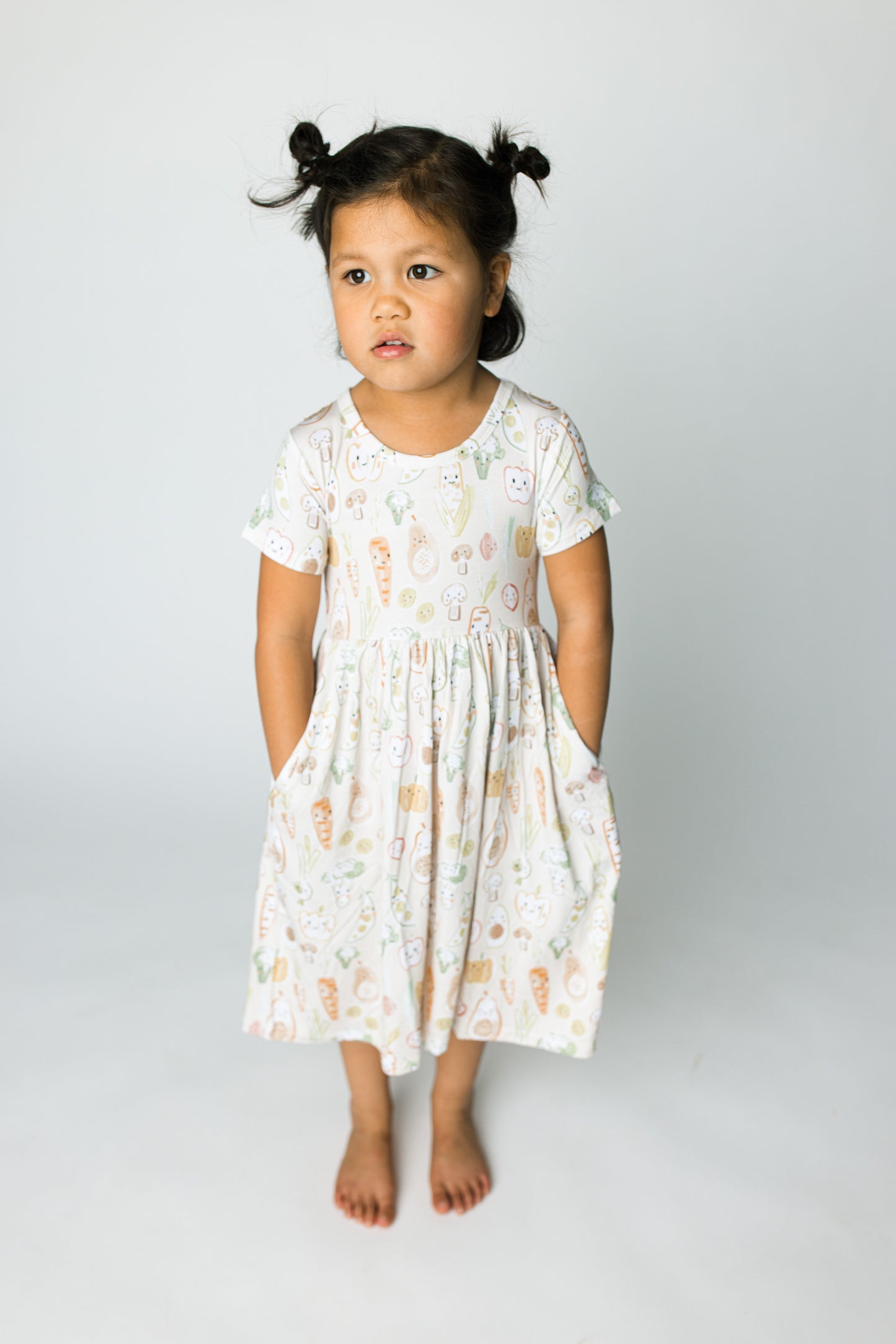 Vegetable Soiree Bamboo Twirl Dress