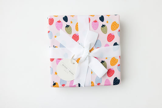 Strawberry Solstice Bamboo Triple Layer Blanket