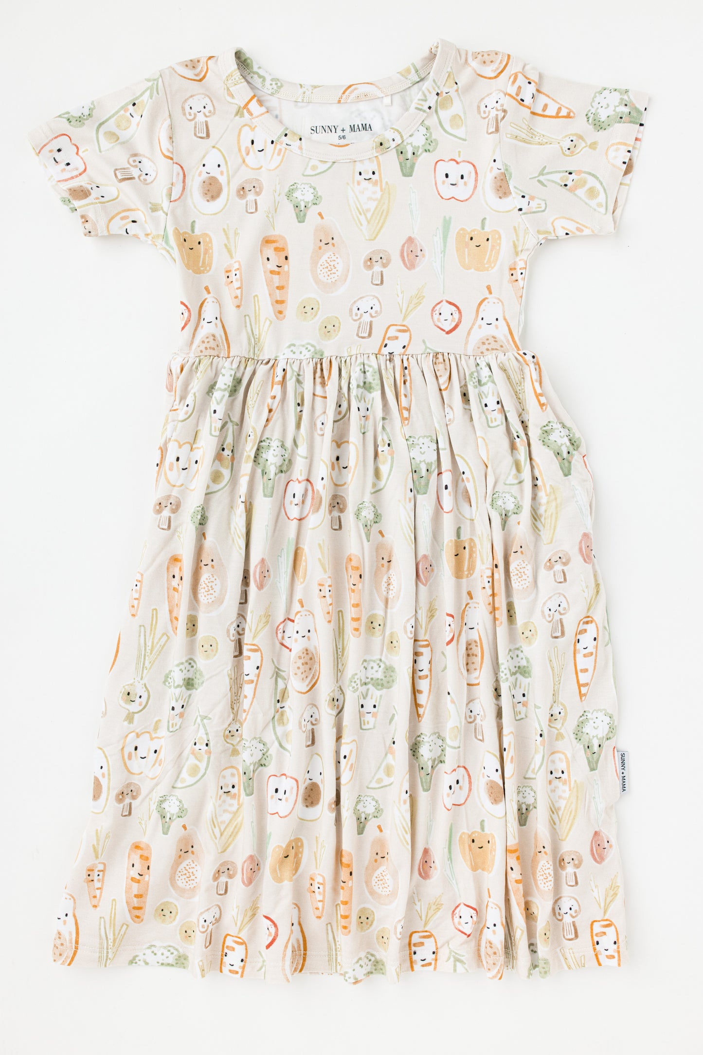 Vegetable Soiree Bamboo Twirl Dress