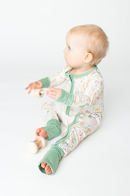 Vegetable Soiree Bamboo Romper