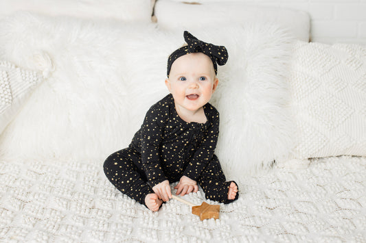 Onyx Sparkle Romper