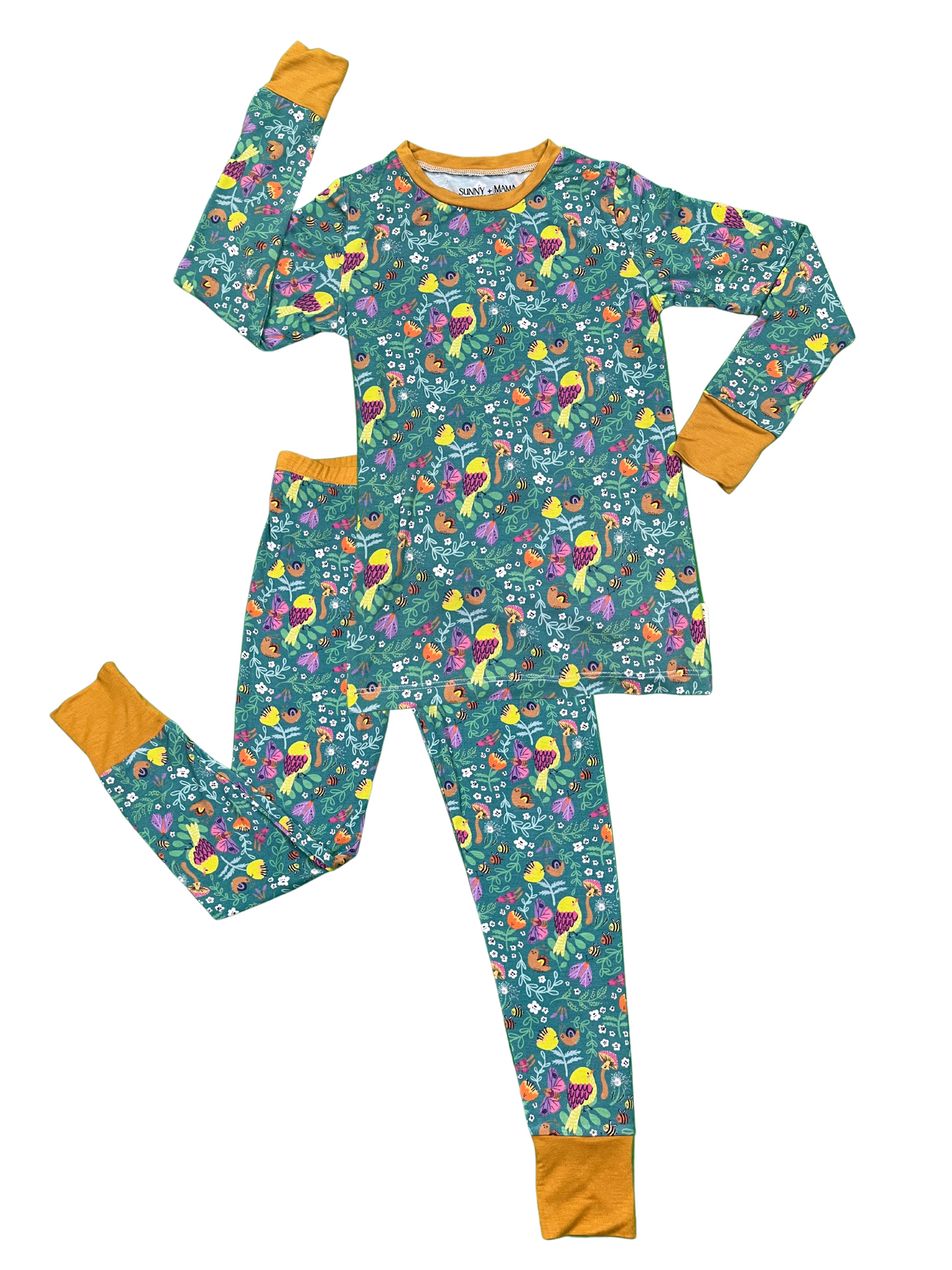 Rylen's Woods Adventure Two-Piece Pajama Set Blue