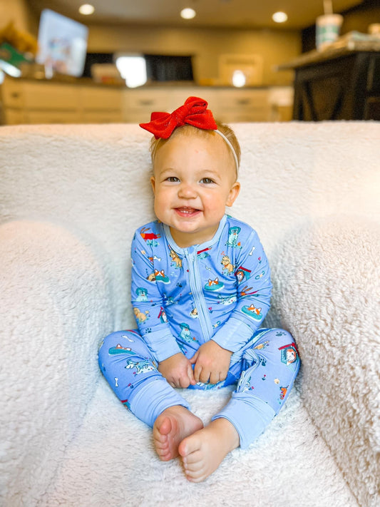 Dawson's Puppy Party Bamboo Romper